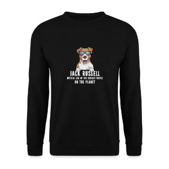 Jack Russell Terrier - Sweat-shirt Unisexe - noir - Devant - Alina (178cm) & Michal (187cm)