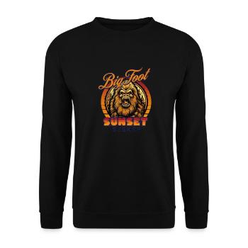 Big Foot SUNSET SEEKER - Unisex Pullover - Schwarz - Vorne - Alina (178cm) & Michal (187cm)