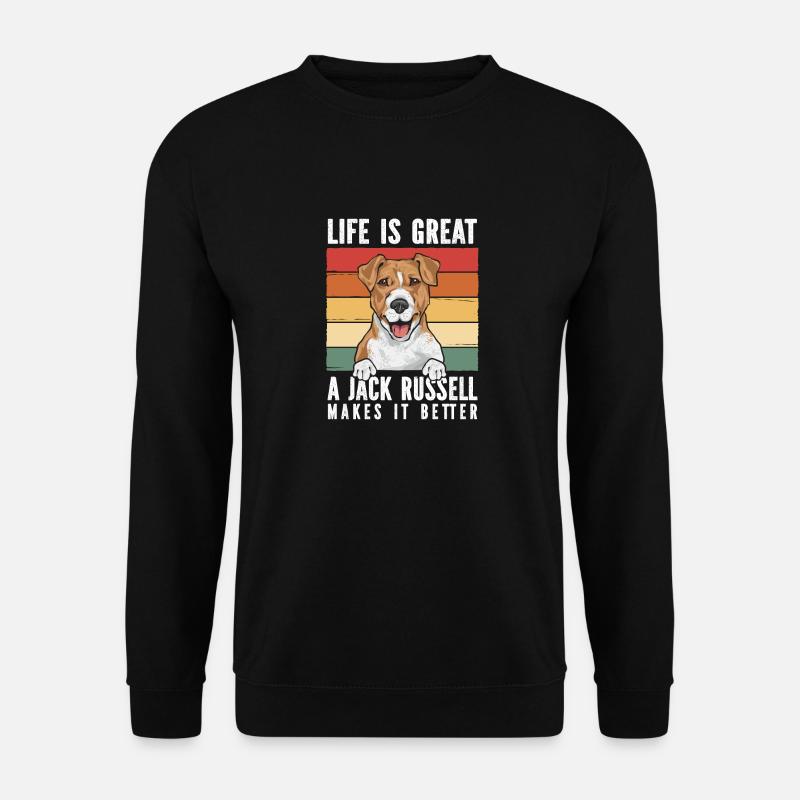 Jack Russell Terrier - Unisex Sweatshirt - black