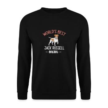 Jack Russell Terrier - Sweat-shirt Unisexe - noir - Devant - Alina (178cm) & Michal (187cm)