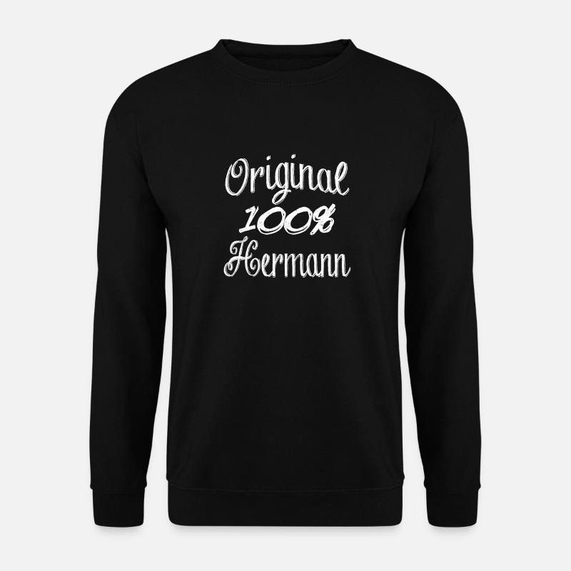 Original 100% Hermann - Sweat-shirt Unisexe - noir