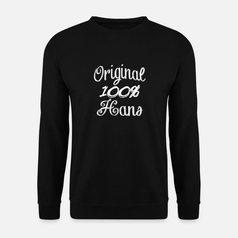 Original 100% Hans - Unisex Sweatshirt - black