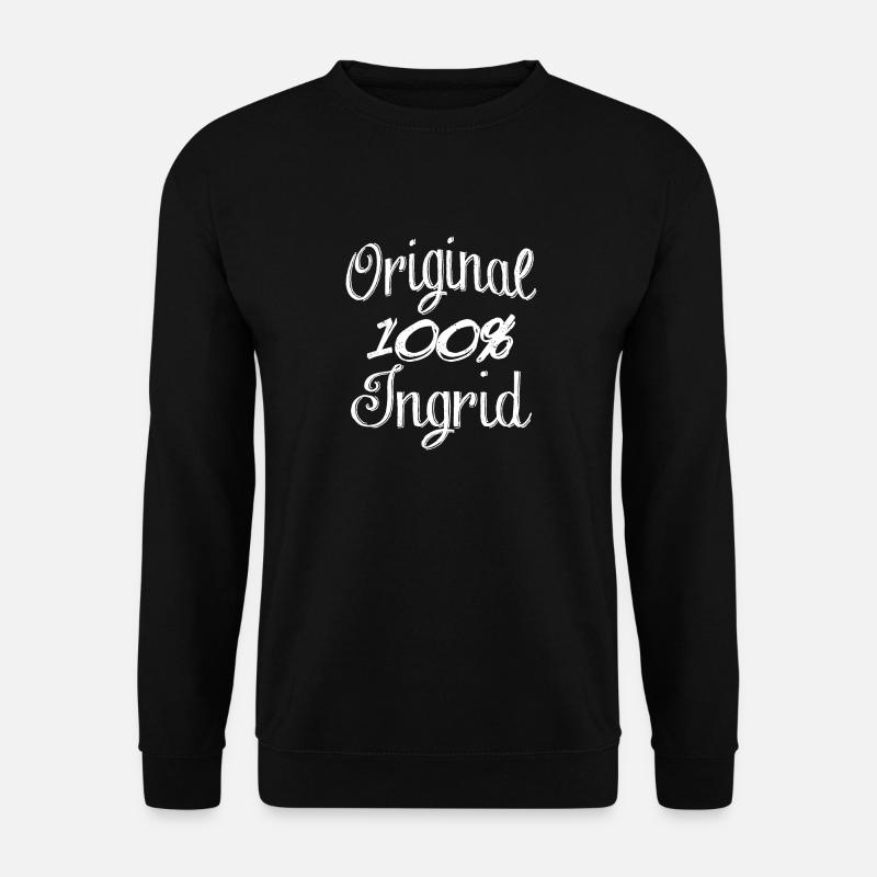 Original 100% Ingrid - Unisex Pullover - Schwarz
