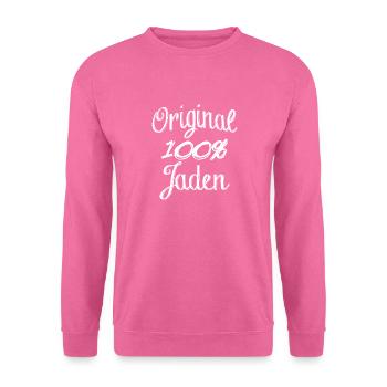Original 100% Jaden - Unisex Pullover - Pink - Vorne