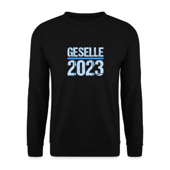 Geselle Gesellenprüfung bestanden Gesellen - Unisex Pullover - Schwarz - Vorne - Alina (178cm) & Michal (187cm)