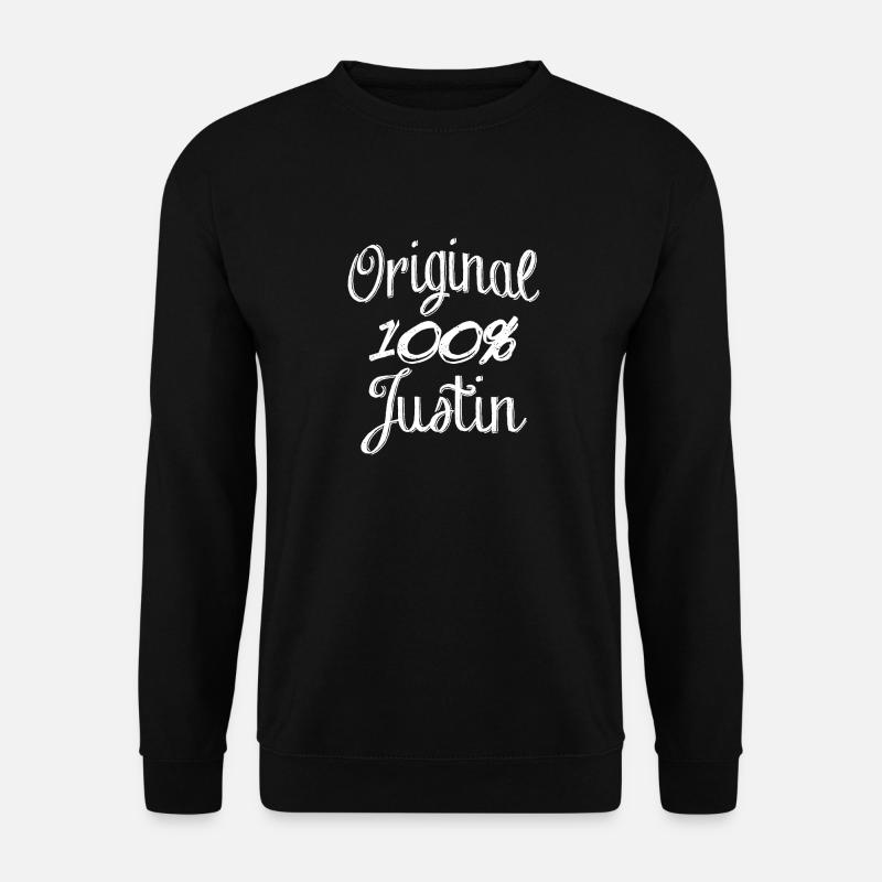 Original 100% Justin - Unisex Sweatshirt - black