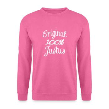 Original 100% Justus - Unisex Sweatshirt - pink - Front
