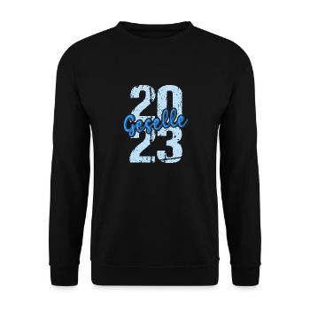 Geselle Gesellenprüfung bestanden Gesellen - Unisex Pullover - Schwarz - Vorne - Alina (178cm) & Michal (187cm)