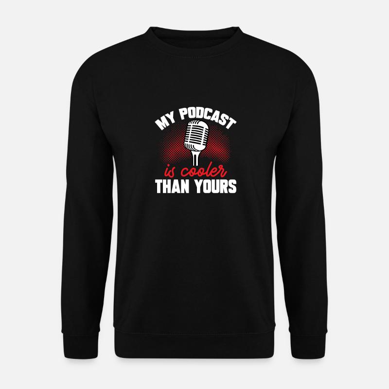 Podcaster Podcast - Unisex Pullover - Schwarz