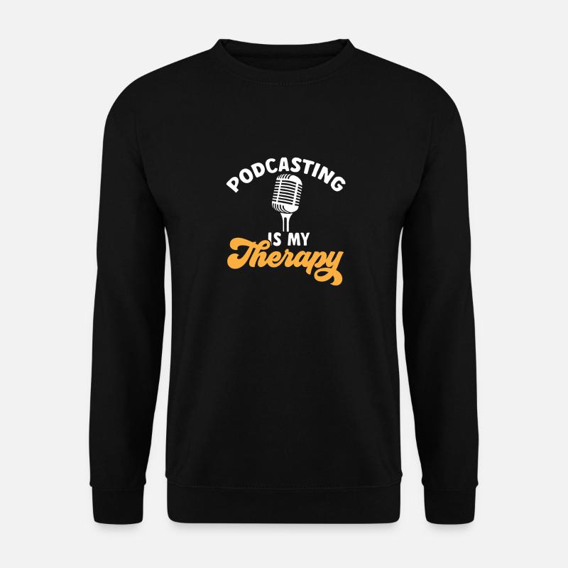 Podcaster Podcast - Unisex Sweatshirt - black