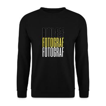 Photographer - Unisex Sweatshirt - black - Front - Alina (178cm) & Michal (187cm)