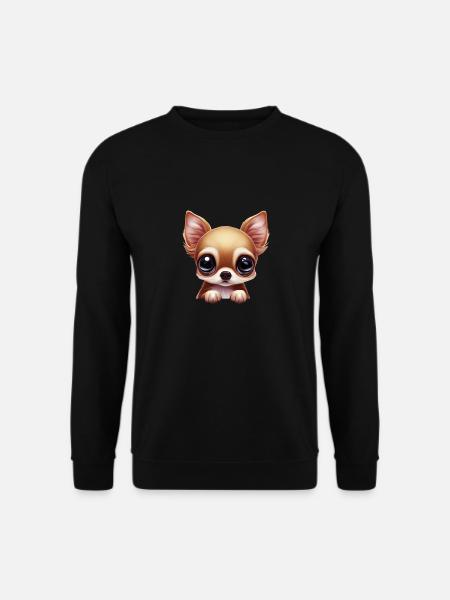 Charming Chihuahua Portrait - Unisex Sweatshirt - black