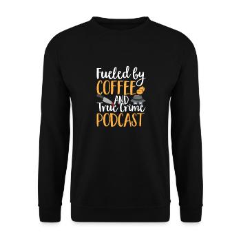 Wahre Verbrechen Podcaster True Crime Podcast - Unisex Sweatshirt - black - Front - Alina (178cm) & Michal (187cm)