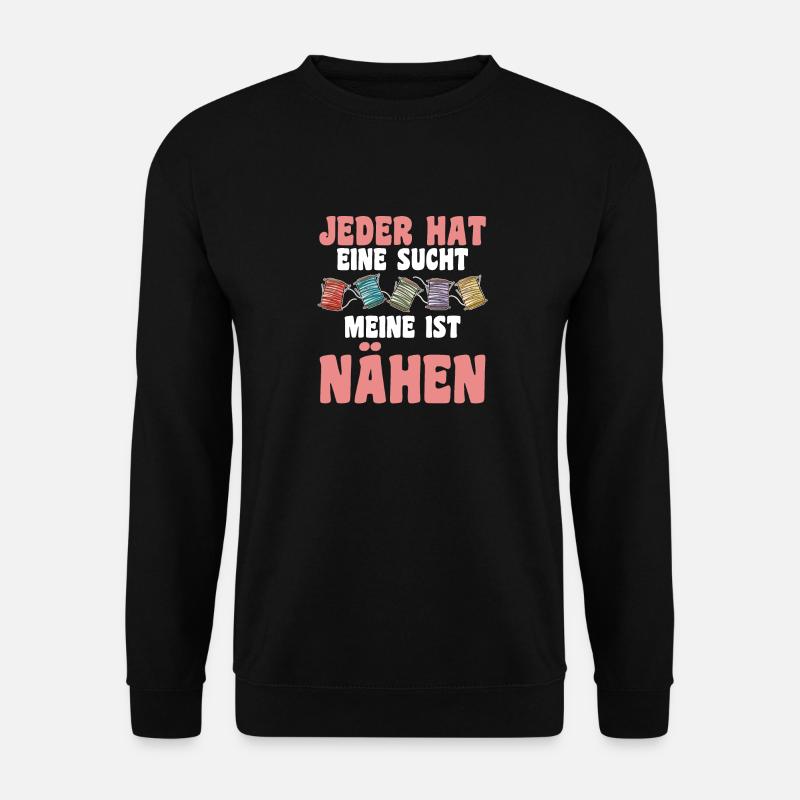 Schneidern Nähen - Unisex Pullover - Schwarz