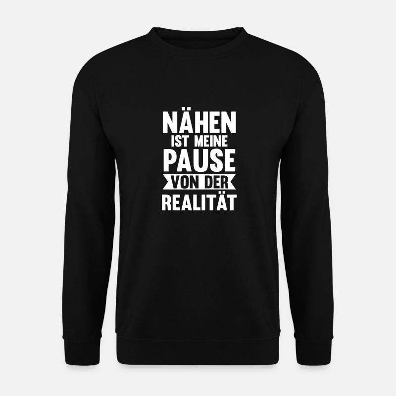 Schneidern Nähen - Unisex Pullover - Schwarz