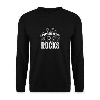 Science Chemistry Biology Teacher Physics - Unisex Sweatshirt - black - Front - Alina (178cm) & Michal (187cm)