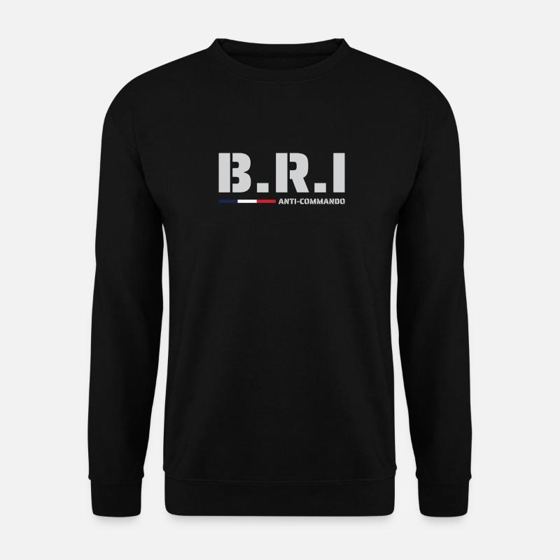 BRI BAC Anti-Commando France - Unisex Sweatshirt - black
