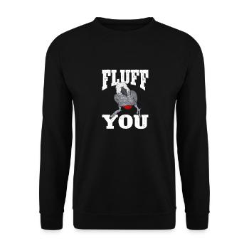 Graupapagei Perroquet gris d’Afrique Papagei - Sweat-shirt Unisexe - noir - Devant - Alina (178cm) & Michal (187cm)