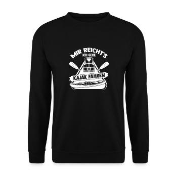 Kaffee Schullehrer Lehrer - Unisex Pullover - Schwarz - Vorne - Alina (178cm) & Michal (187cm)