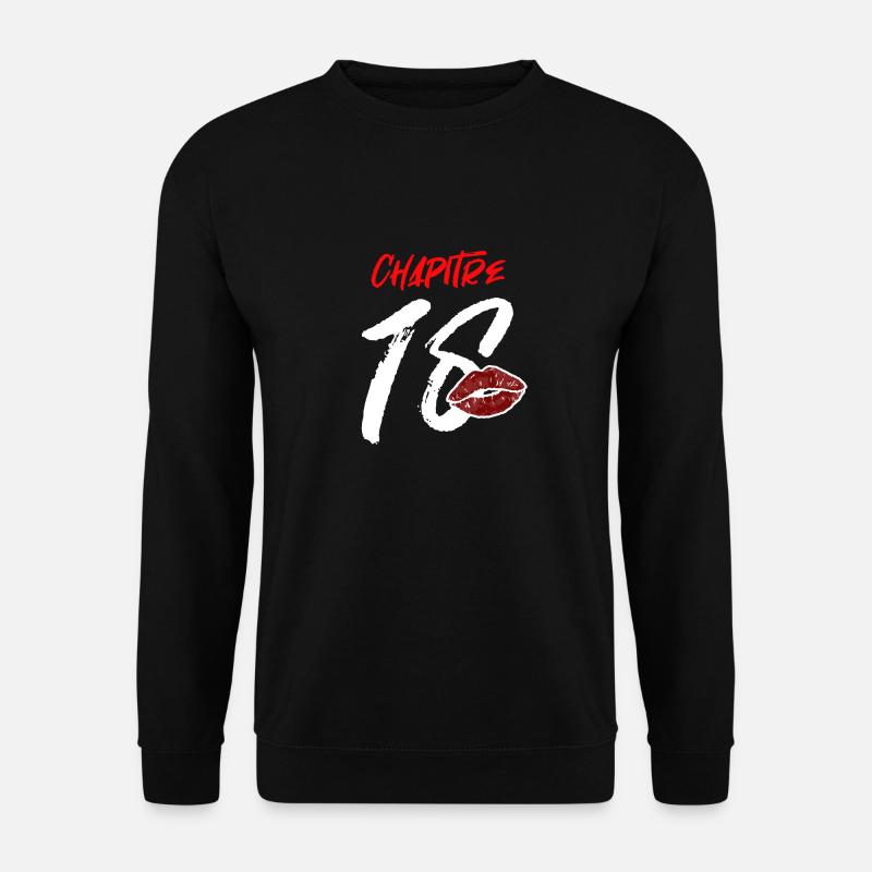 Chapitre 18 - Sweat-shirt Unisexe - noir