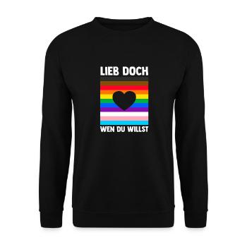 Schullehrerin Lehrerin - Unisex Pullover - Schwarz - Vorne - Alina (178cm) & Michal (187cm)