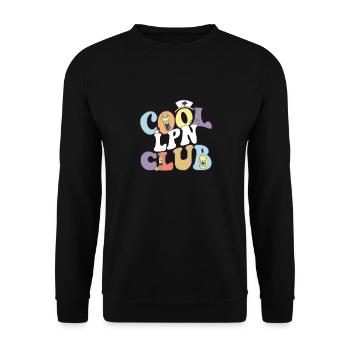 Cool Lpn Club Registered Nurse Medical - Unisex Pullover - Schwarz - Vorne - Alina (178cm) & Michal (187cm)