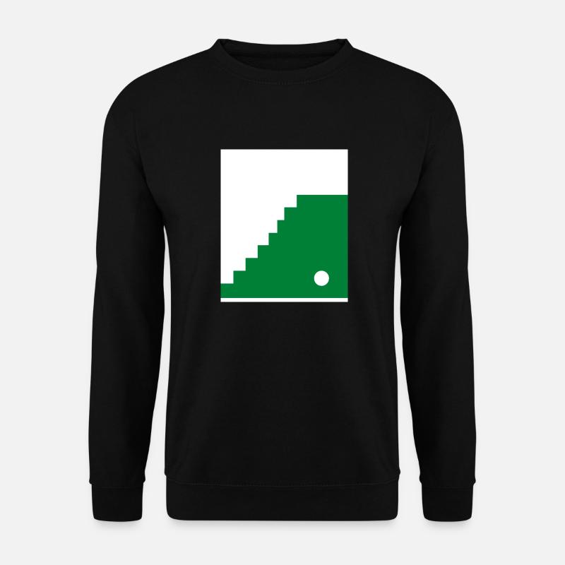 Treppe - Unisex Pullover - Schwarz