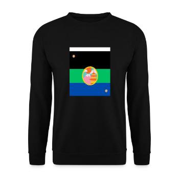 HA - Unisex Pullover - Schwarz - Vorne - Alina (178cm) & Michal (187cm)