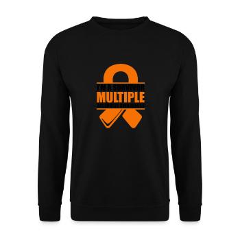 Guerriers de la sclérose en plaques pour la conscience de la SEP - Sweat-shirt Unisexe - noir - Devant - Alina (178cm) & Michal (187cm)