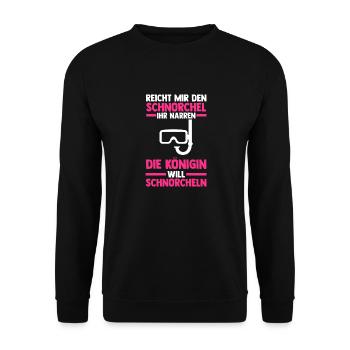 Schullehrer Lehrer - Unisex Pullover - Schwarz - Vorne - Alina (178cm) & Michal (187cm)