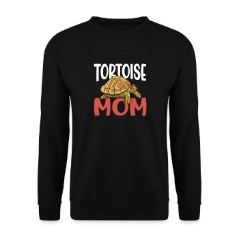 Femmes Tortue reptile Fête des mères Tortue Maman - Sweat-shirt Unisexe - noir - Devant - Alina (178cm) & Michal (187cm)