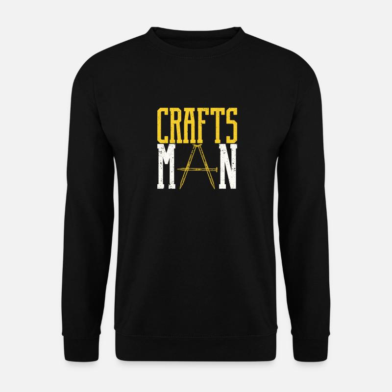 Craftsman Funny Mechanic Do-it-Yourself Nails - Unisex Sweatshirt - black