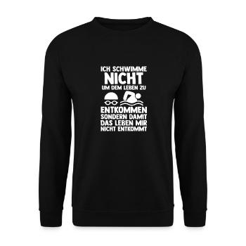 Schullehrerin Lehrerin - Unisex Pullover - Schwarz - Vorne - Alina (178cm) & Michal (187cm)