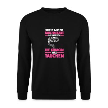 Schullehrer Lehrer - Unisex Pullover - Schwarz - Vorne - Alina (178cm) & Michal (187cm)
