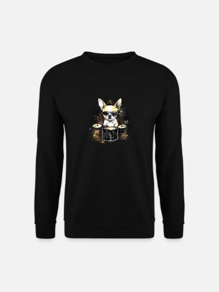 Batteur Batterie Musique Baguettes de Batterie - Sweat-shirt Unisexe - noir