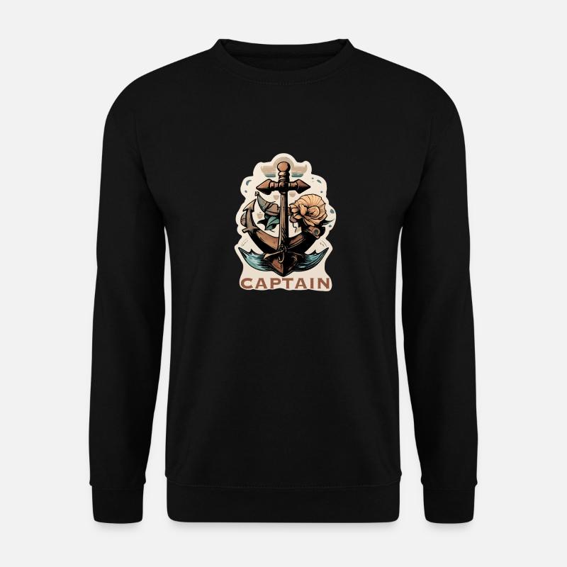 Kapitän - Unisex Pullover - Schwarz