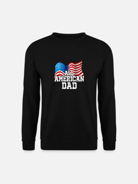 All American Dad - Unisex Sweatshirt - black