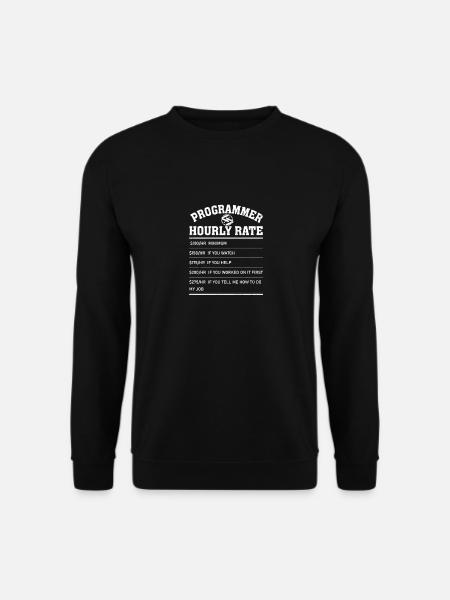 Informatik Admin Programmierer IT-Programmierer - Unisex Pullover - Schwarz