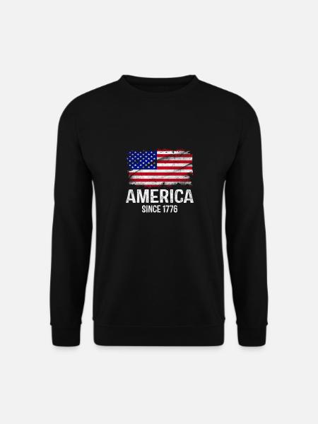 July 4th America Since 1776 - Unisex Sweatshirt - black
