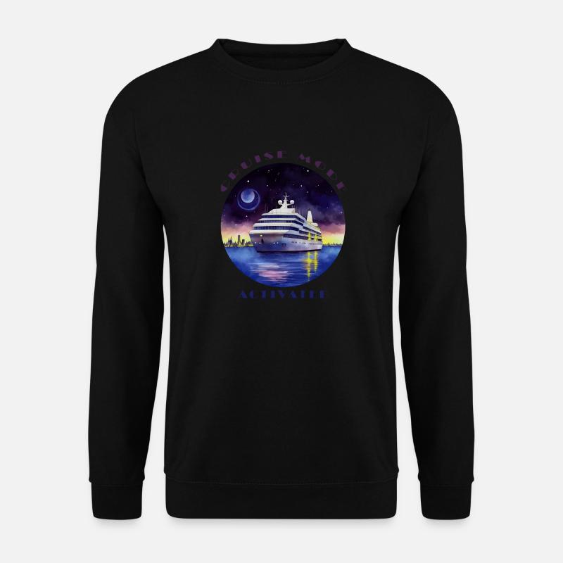 Cruise mode activated - Cruising Vacation - Unisex Sweatshirt - black