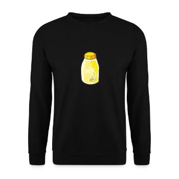 Amateur de fruits de banane Bananes drôles de bananes - Sweat-shirt Unisexe - noir - Devant - Alina (178cm) & Michal (187cm)