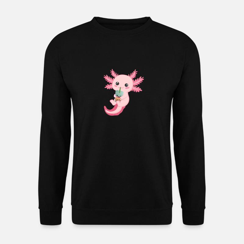 Axolotl Mexikanischer Salamander Lustiger Axolotl - Unisex Pullover - Schwarz