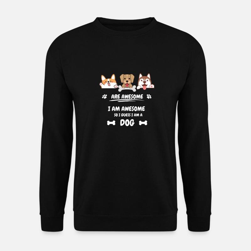 Cute puppies - Unisex Sweatshirt - black