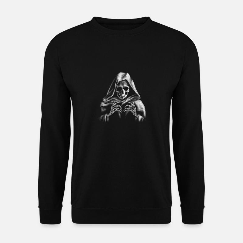 Realistic skeleton - Unisex Sweatshirt - black