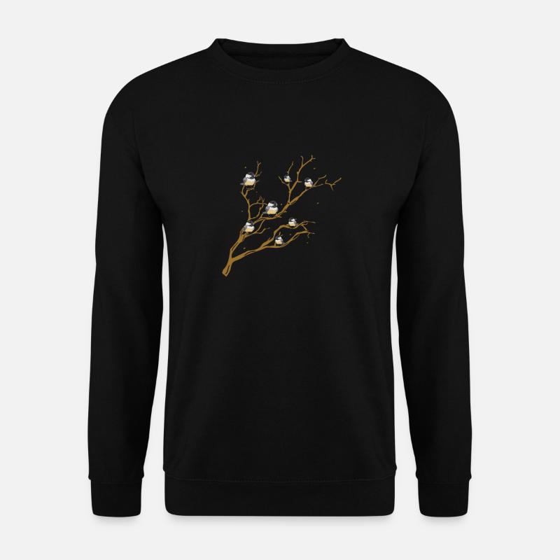 Bird Chickadee Bird Watching - Unisex Sweatshirt - black