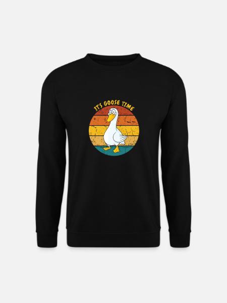 Goose time - Unisex Sweatshirt - black