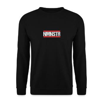 Neumünster Neumünsteranerin Neumünsteraner - Unisex Pullover - Schwarz - Vorne - Alina (178cm) & Michal (187cm)