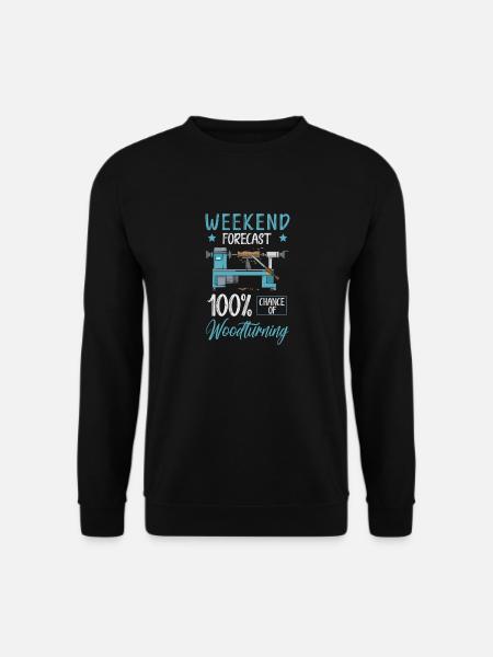 Turning Wood Lathe Lathe - Unisex Sweatshirt - black