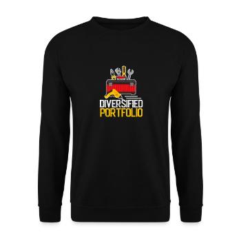 Portefeuille diversifié de mécaniques amusantes - Sweat-shirt Unisexe - noir - Devant - Alina (178cm) & Michal (187cm)