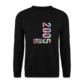 18 JAHRE 18. GEBURTSTAG LIMITED EDITION 2005 - Unisex Pullover - Schwarz - Vorne - Alina (178cm) & Michal (187cm)